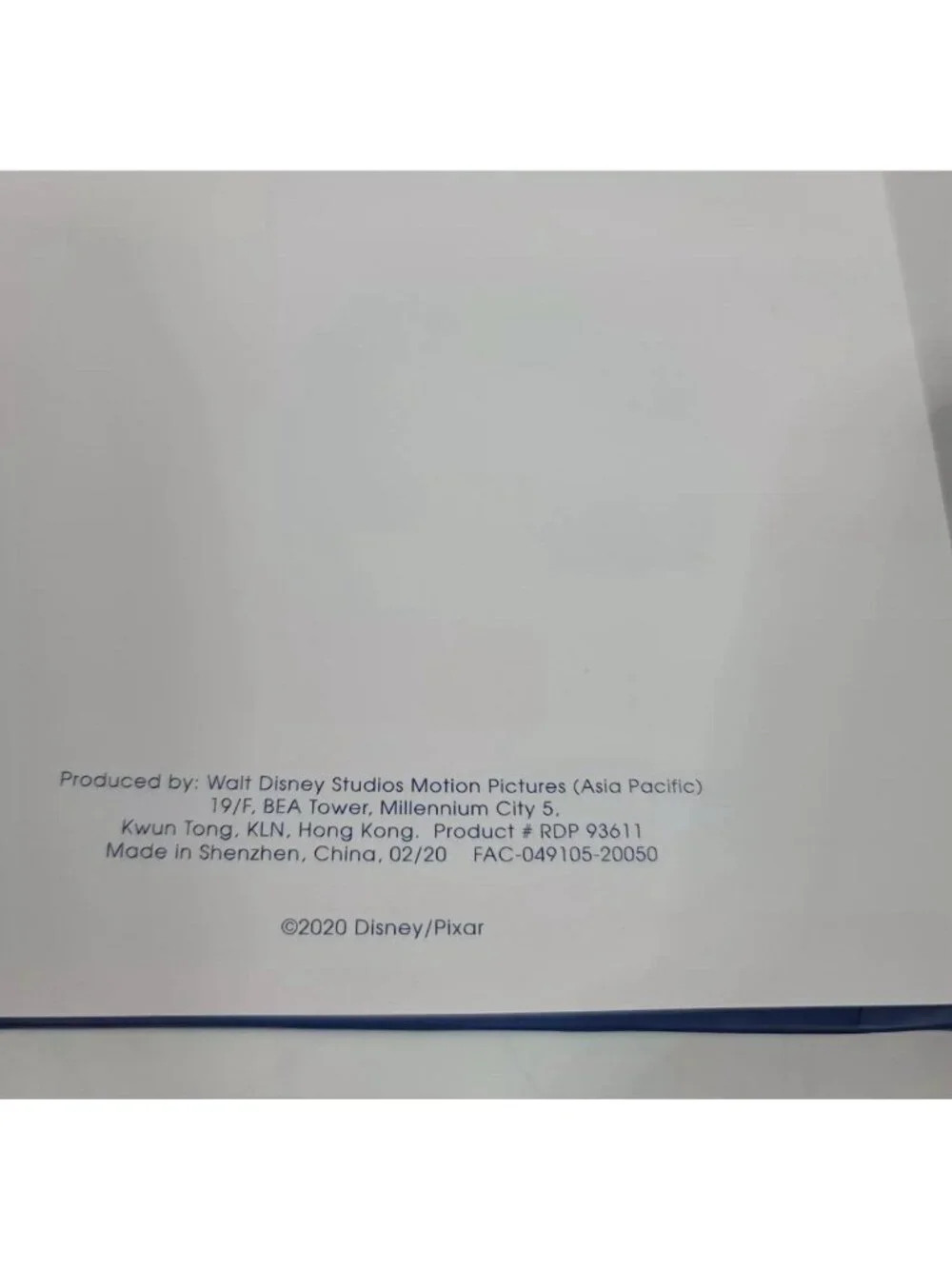New 2020 Disney Pixar Soul Light Up Magic Lined Blue Notebook Diary Rare HTF
